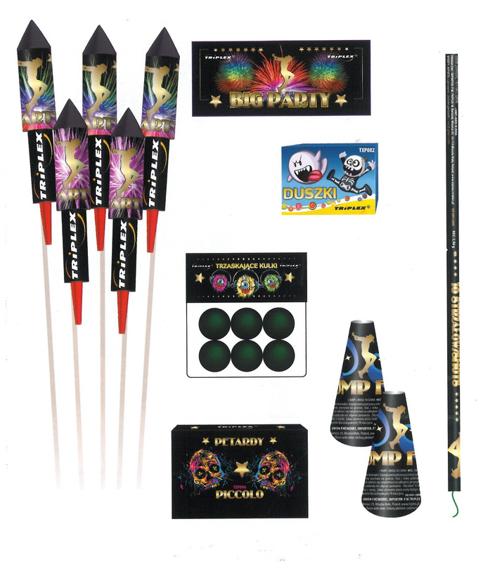 BIG PARTY ZESTAW FAJERWERKÓW TXR113