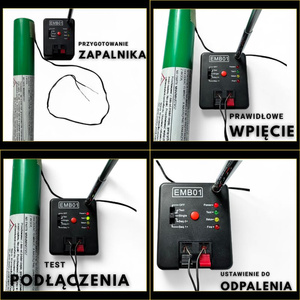 WYPOŻYCZENIE MIN DYMNYCH - ZESTAW DO ODPALANIA