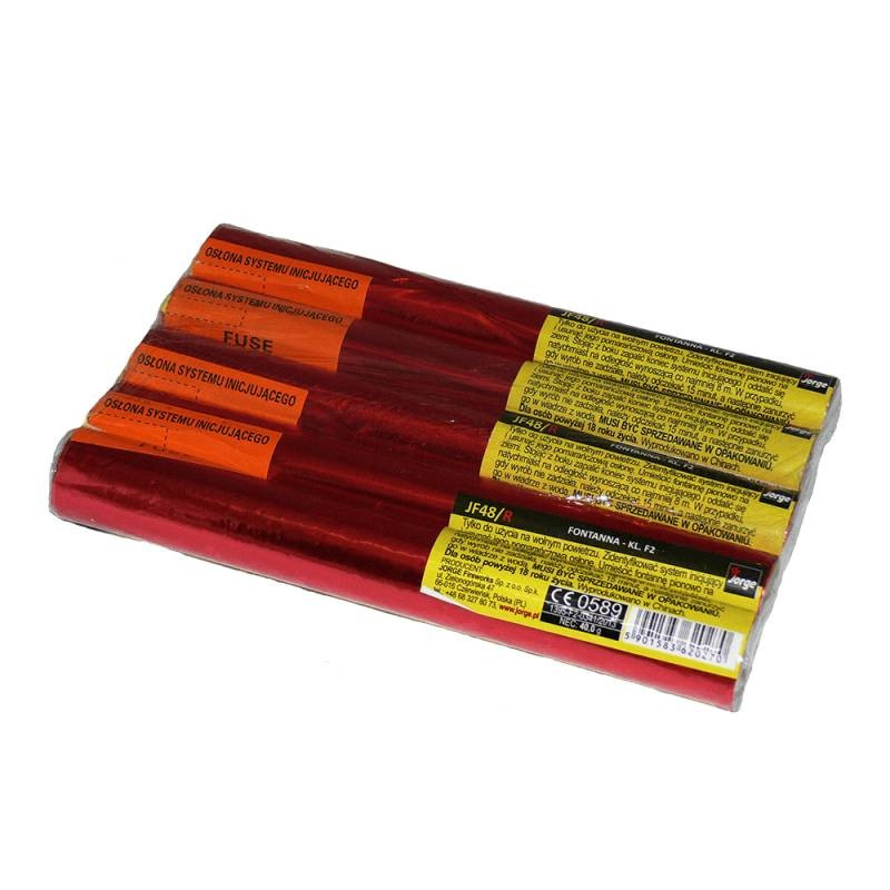 SET OF 5 RED FLARE  JF48