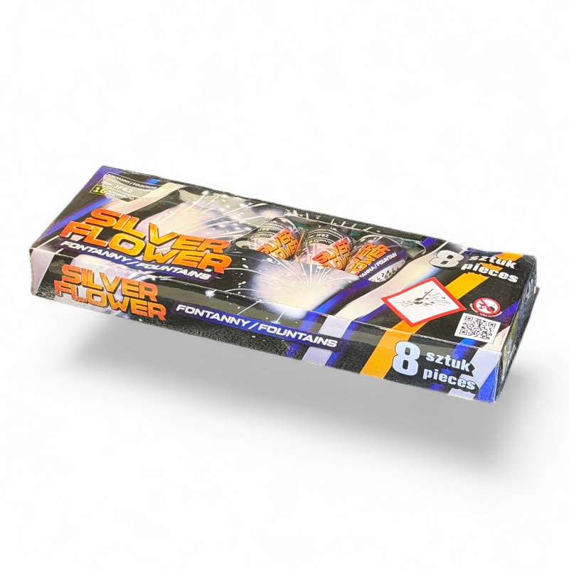 SILVER FLOWER  16sek 16mm  JF02