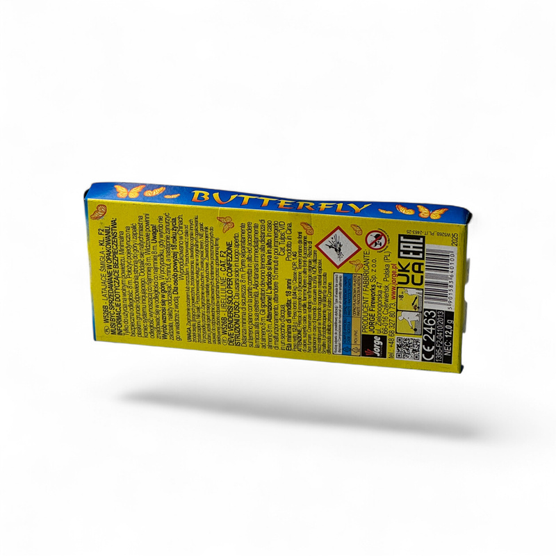 BUTTERFLY 12 MAŁYCH MOTYLKÓW W526B