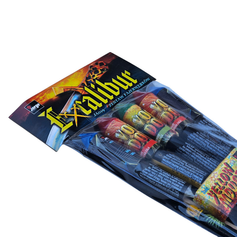 ZESTAW RAKIET I PIROBAJERÓW EXCALIBUR  JA019