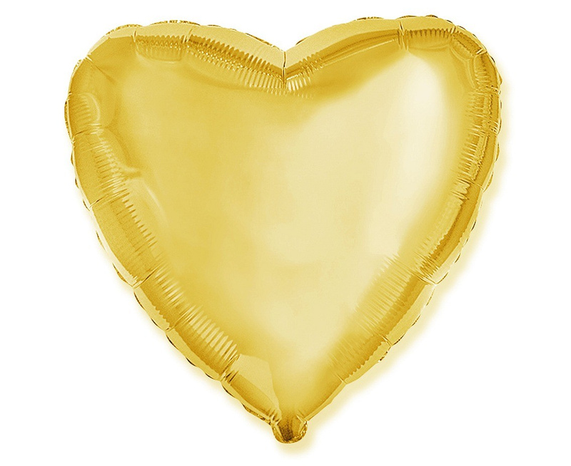 HELIUM BALLOON 18” GOLD HEART BH18 OKAZJE 4