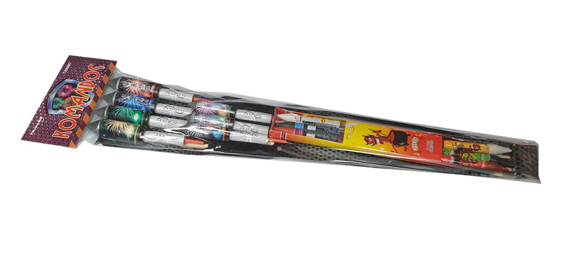 KOMANDOS  SET OF 13 ROCKETS TXR087