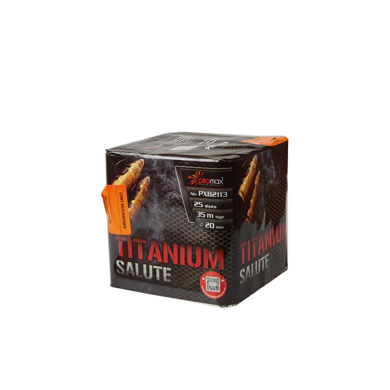 TITANIUM SALUTE 25 SHOTS  20MM PXB2113