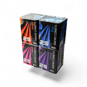 DAILY SMOKE CANDLE CAKE PINK 25 SHOTS  30MM TD25P