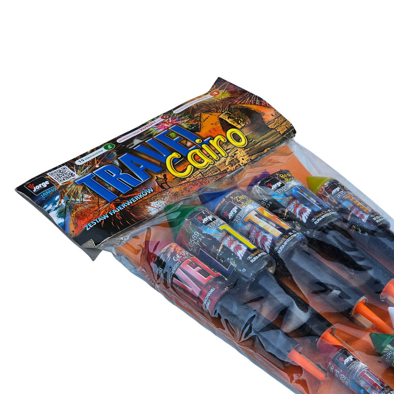 TRAWEL CAIRO ZESTAW 15 FAJERWERKÓW JAM12