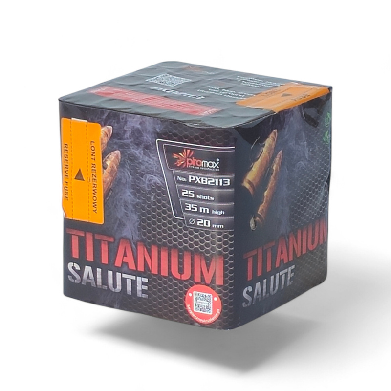 TITANIUM SALUTE 25 SHOTS  20MM PXB2113