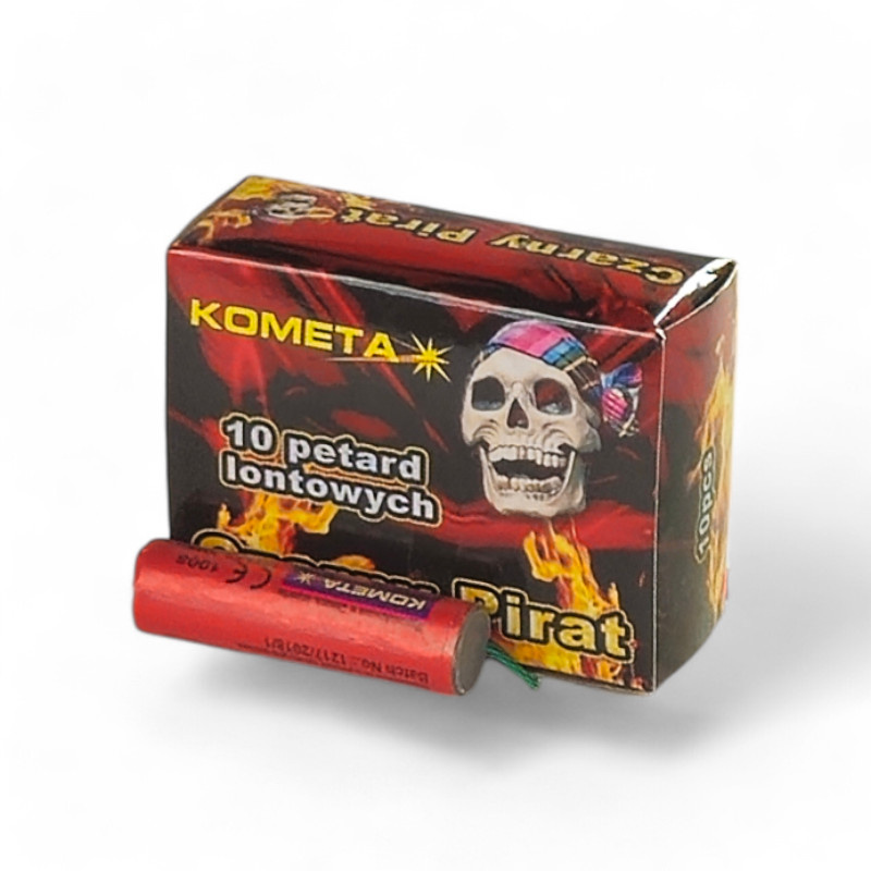 CRAZY PIRAT 10 FIRECRACKERS P1215