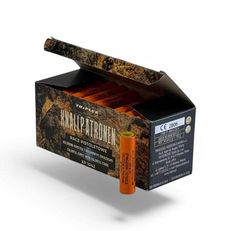 RACE PISTOLETOWE KOLOROWA KOMETKA Z KOLOROWYMI GWIAZDKAMI XP1042