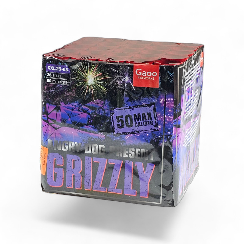 GRIZZLY ANGRY DOGS 25 SHOTS  50MM XXL25-03