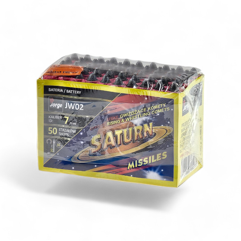 FIRECRACKERS SATURN MISSILES 50 SHOTS  JW02