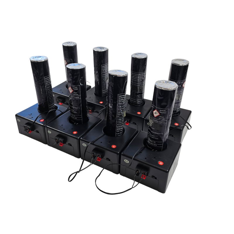 FULL SET OF FIREWORKS FIRING SYSTEM FOR STAGE 4 FOUNTAINS  LSO8X8 ZESTAW