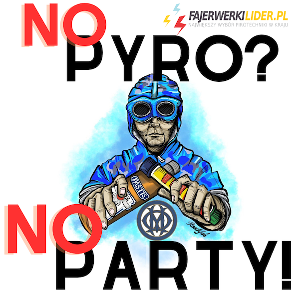 STICKER  "NO PYRO NO PARTY" W2