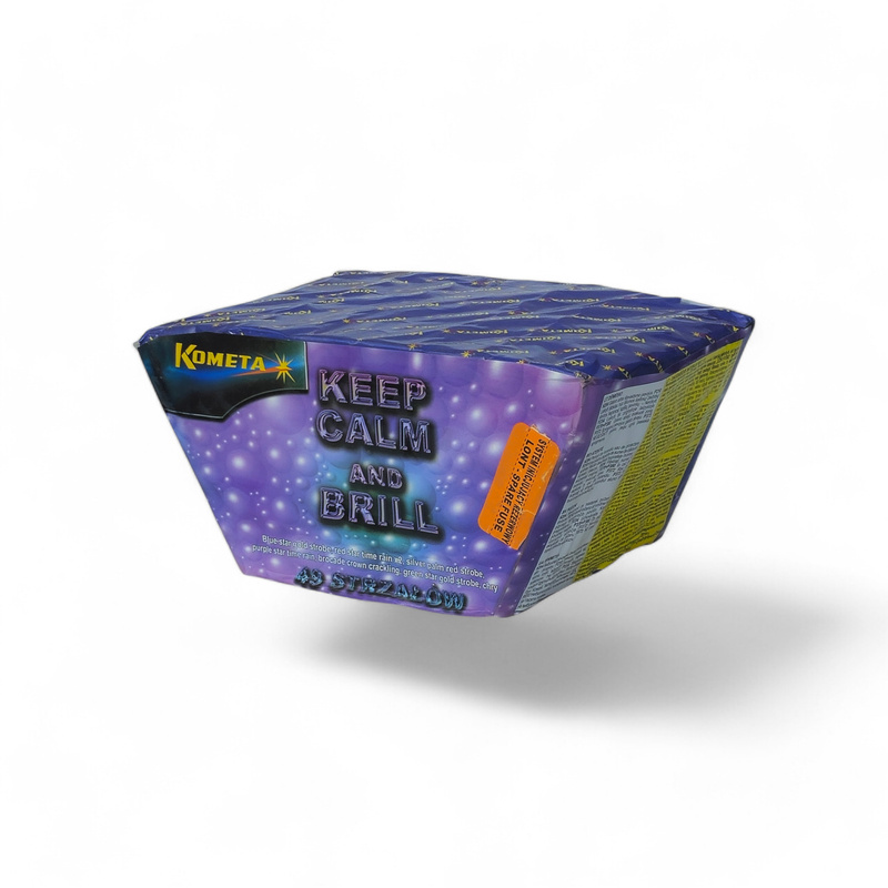 KEEP CALM & BRILL 49 STRZAŁÓW 25MM P7634 