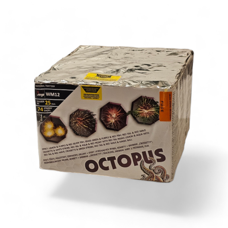 OCTOPUS 74 SHOTS  25MM WM12