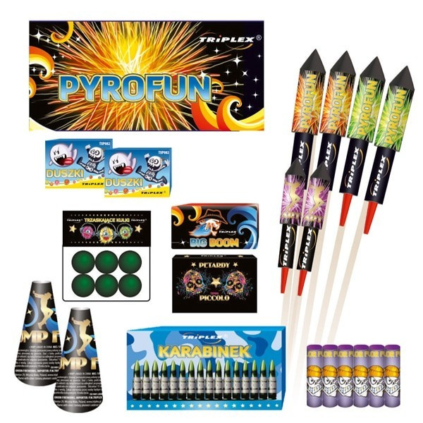 PYROFUN SET OF FIREWORKS  TXR926