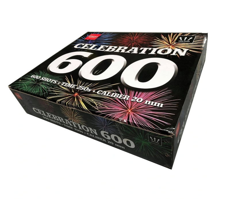 CELEBRATION 600 SHOW 600 SHOTS  3 MIN CEL600