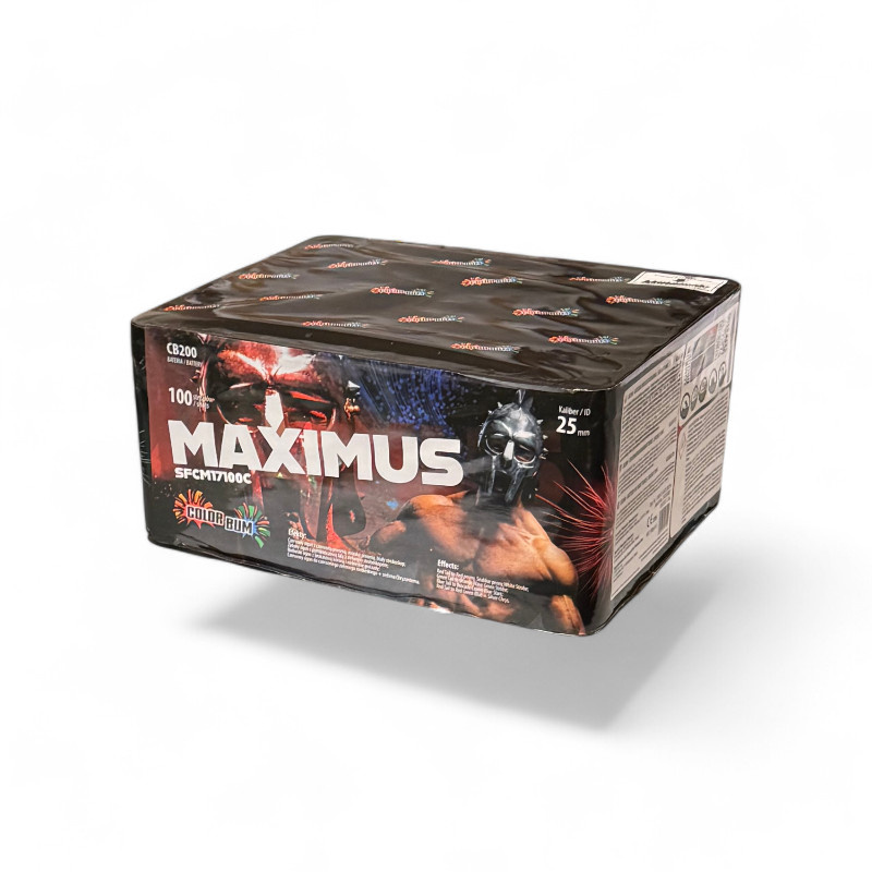 MAXIMUS COLOR BUM 100 SHOTS 25MM CB200