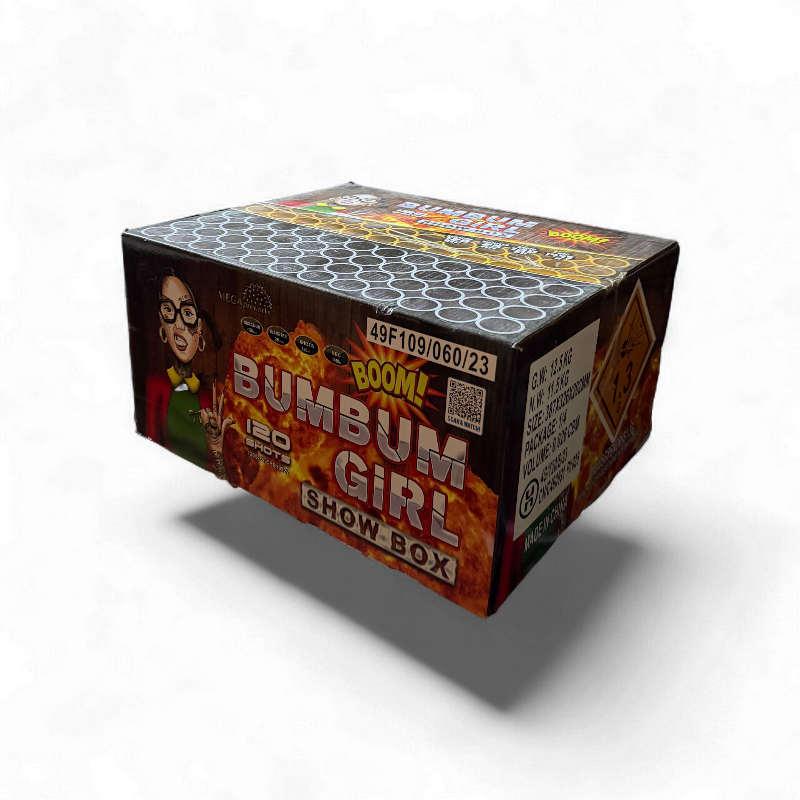 BUM BUM GIRL 120 SHOTS 25/30MM