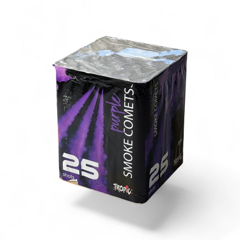 DAILY SMOKE CANDLE CAKE PURPLE/VIOLET 25 SHOTS  30MM TD25V