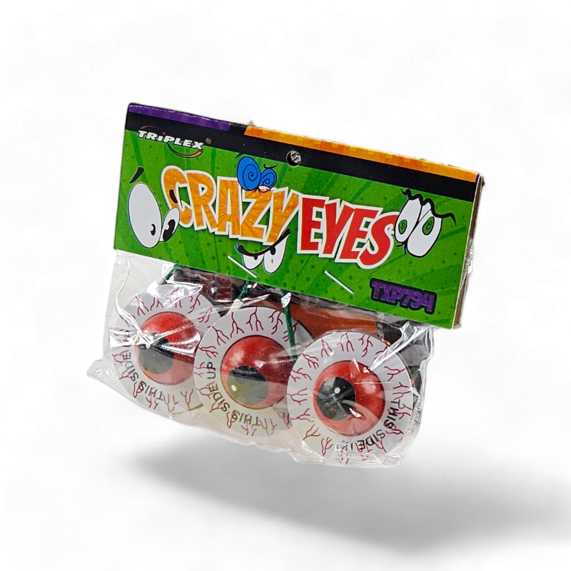 DUŻE BĄCZKI CRAZY EYES 3 SZTUKI TXP794