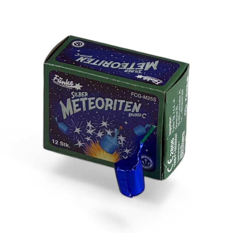 SILBER METEORITEN KALIBER C 12 PCS