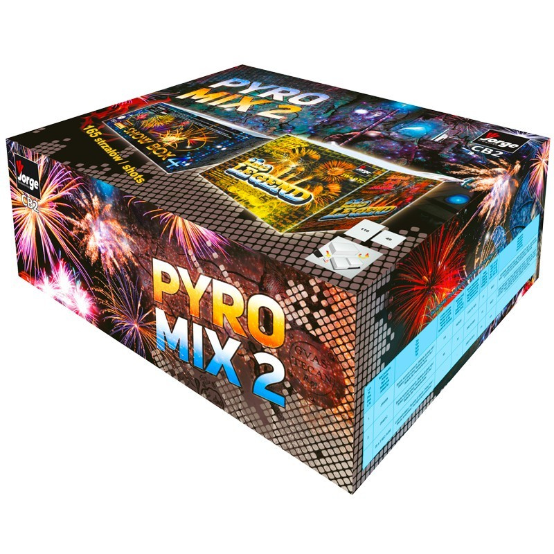 POKAZ PYRO MIX 2 165 STRZAŁÓW CB2