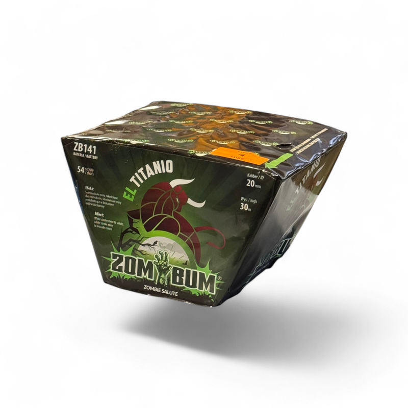 ZOM BUM EL TITANIO 54 SHOTS 20MM  ZB141