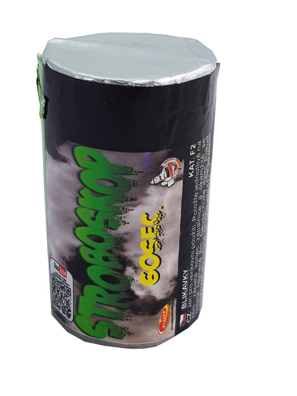 GREEN STRONE & WHITE SMOKE  CANDLE S60SZ