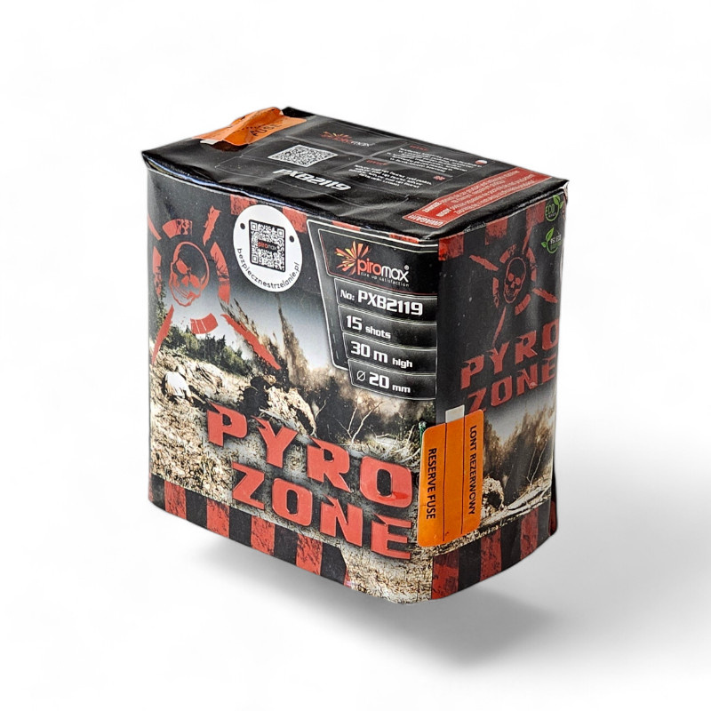 PYRO ZONE 15 SHOTS  20MM PXB2119