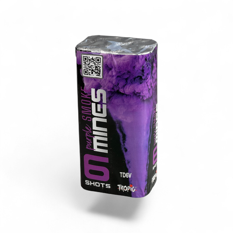 WYRZUTNIA DYMÓW 6 STRZAŁÓW FIOLETOWA TD6V