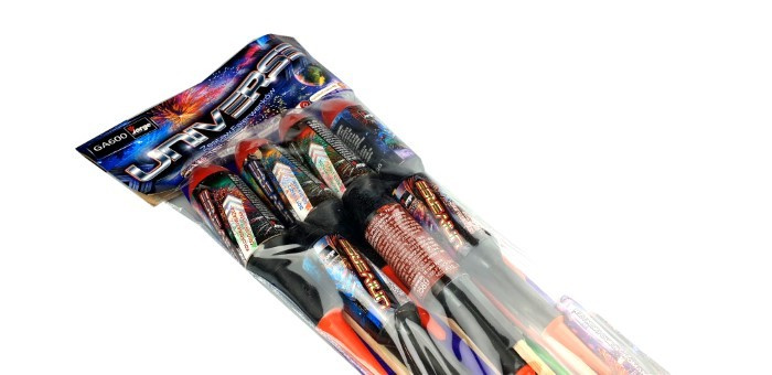 UNIVERSE SET OF   13 FIREWORKS  GA600