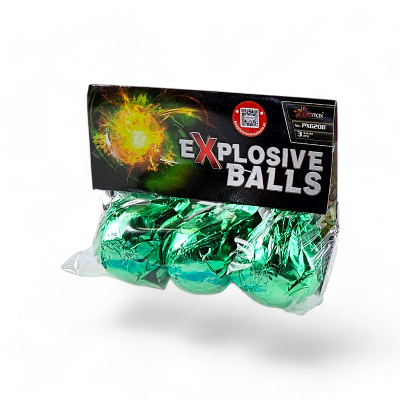 EXPLOSIVE BALLS 3 SZTUKI TRZASKAJĄCE KULKI PXG208