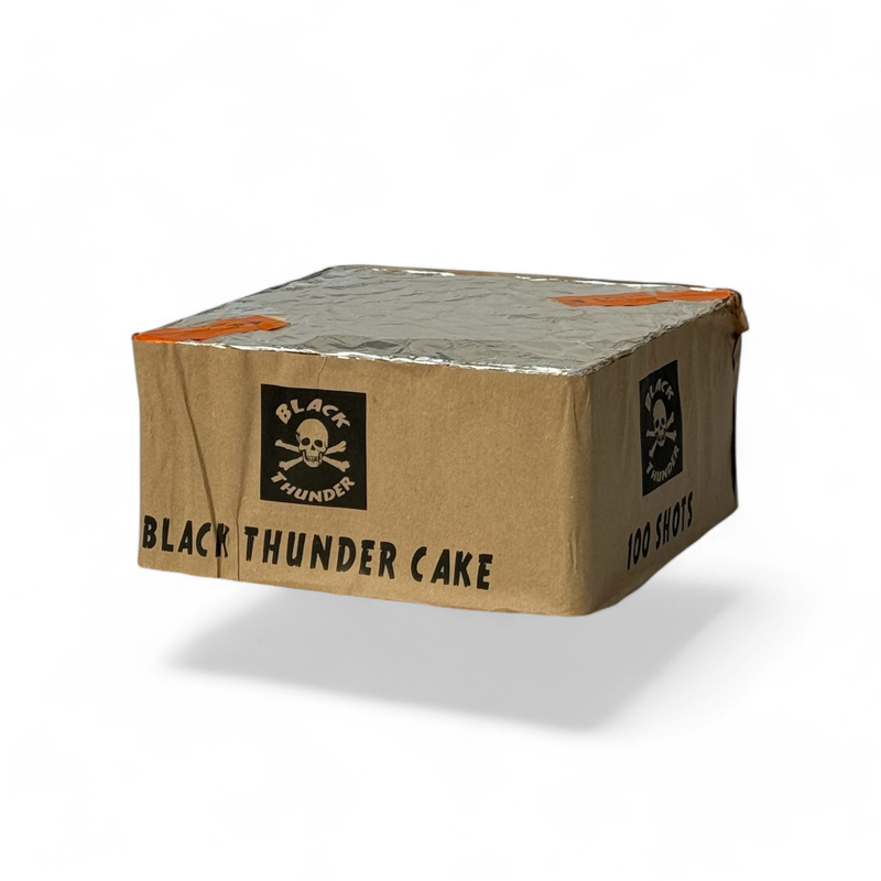 BLACK THUNDER CAKE 100 SHOTS  20MM 1554 UN0336