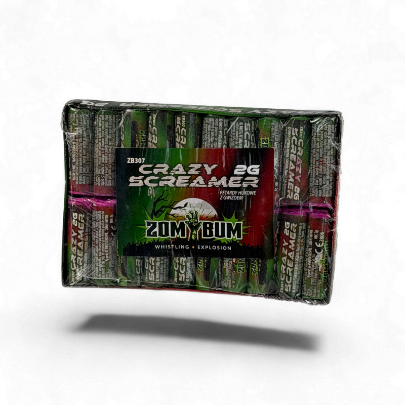 CRAZY SCREAMER 2G PETARDY 20 SZTUK ZB307