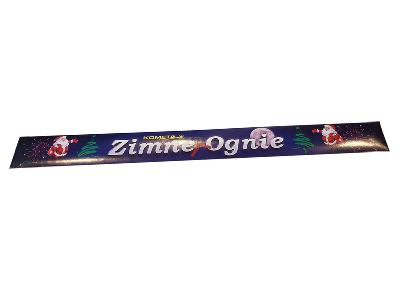 ZIMNE OGNIE SREBRNE 40CM 5 SZTUK P0032